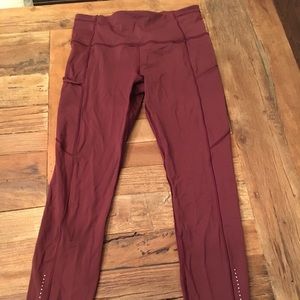 Lululemon fast and free tight size 8
